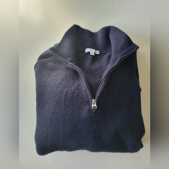 JW Anderson X Uniqlo Blue 1/4 Zip Mens Sweater L - Picture 1 of 7